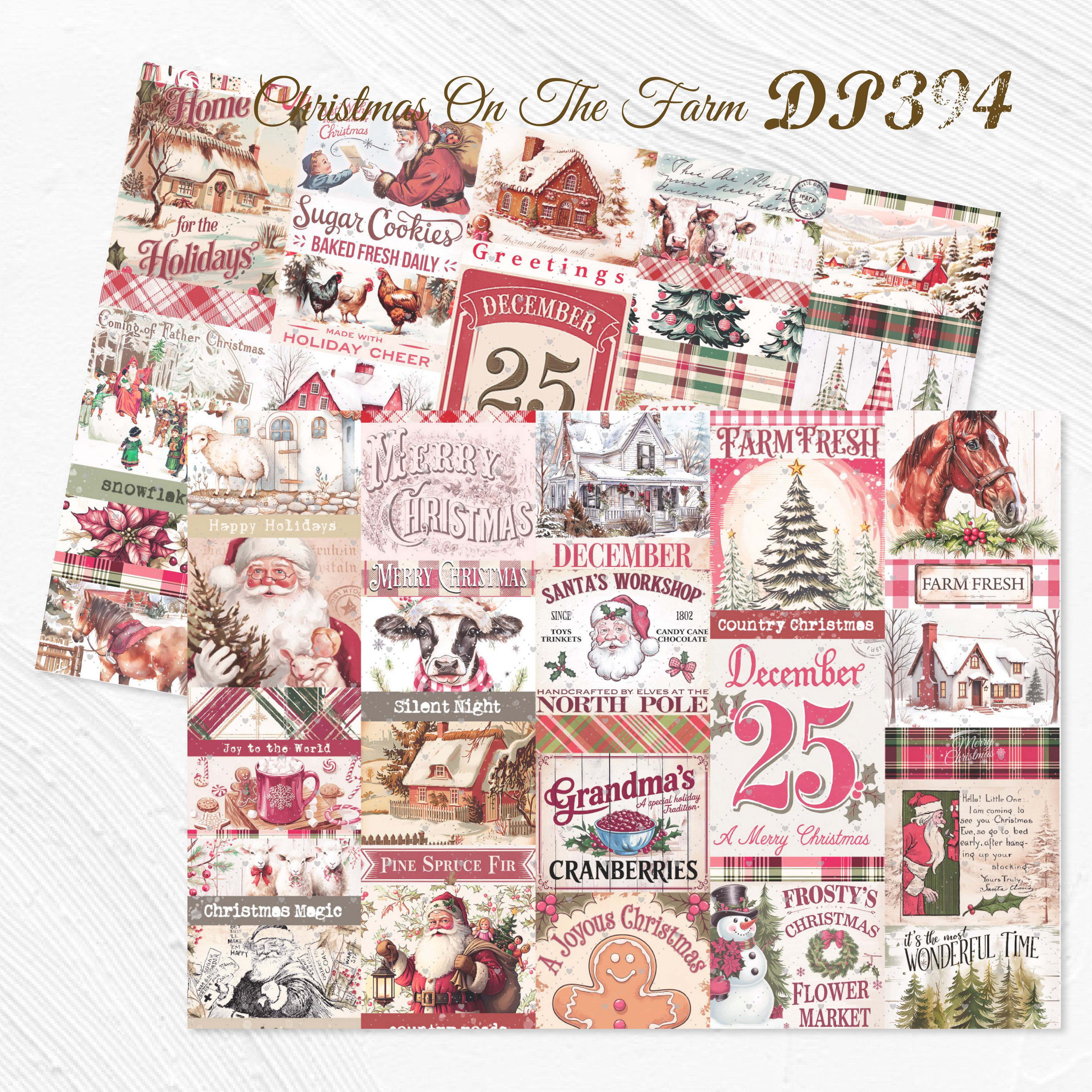 DP269】デザインペーパー カフェガール コラージュシート | indigo