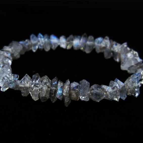 オイルインクォーツ ブレスレット 石油入り水晶 ブレス 一点物 メール便可 [M便 1/10] 111-33508