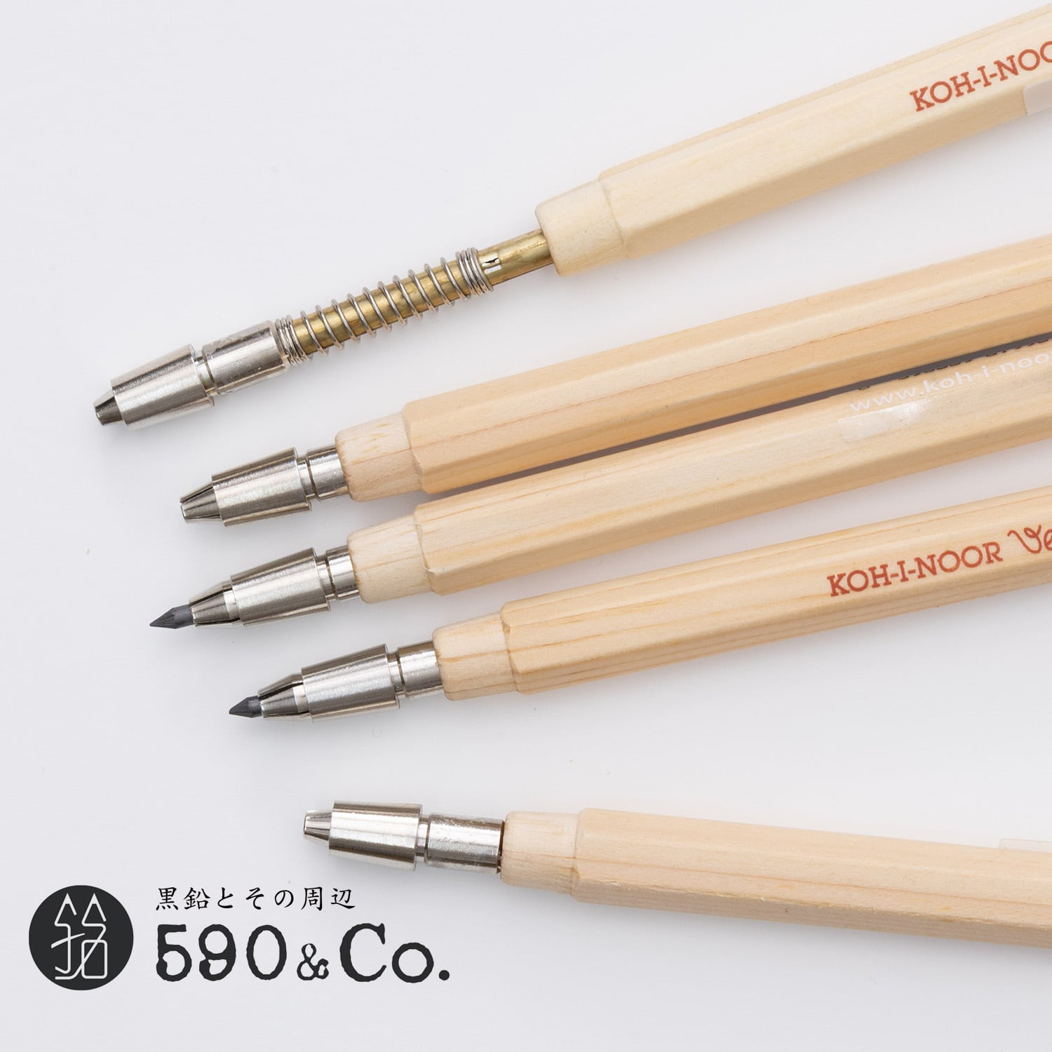 KOH-I-NOOR/コヒノール】木軸2.5mm芯ホルダー5208 | 590&Co.