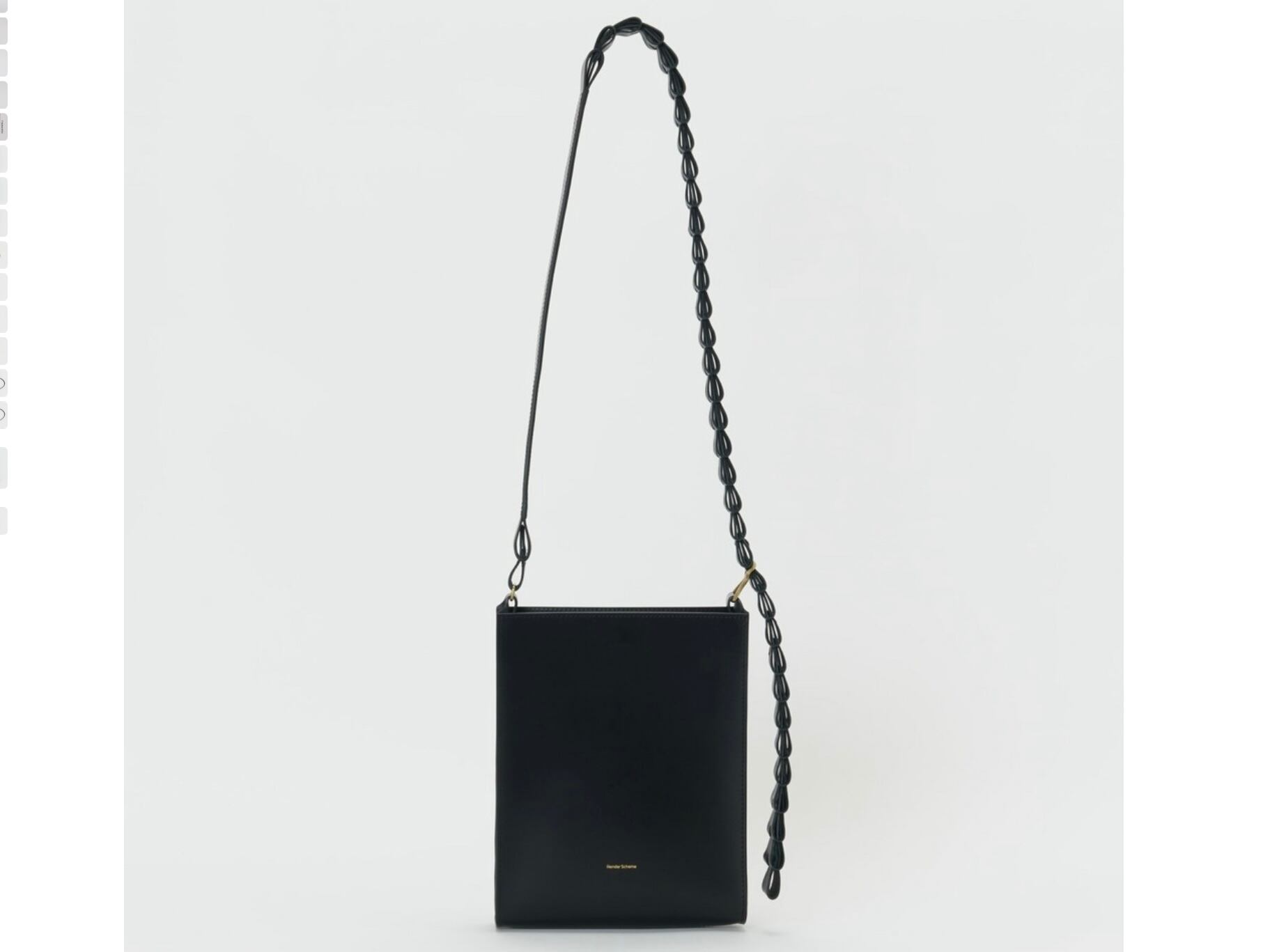 Hender scheme “ square shoulder bag small “ black | Lapel online store