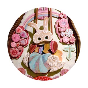 《 ta-nya 》額絵「装飾仮面 ～祝祭の守人～」