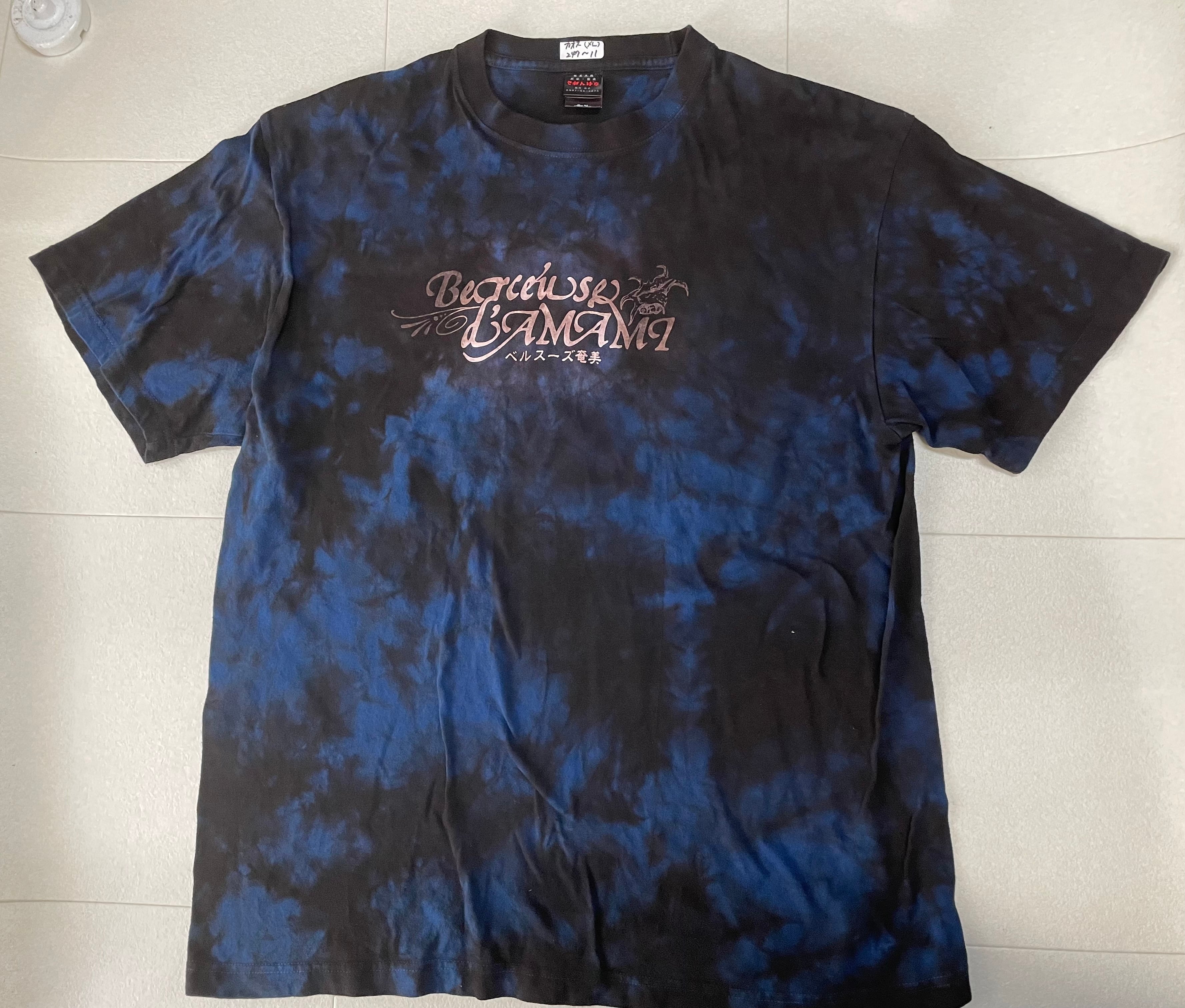 カジュアル泥藍染Tシャツ/ベルスーズ奄美XL[adt2407-11] | 泥染・藍染