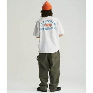 Retro logo back print pocket tee 1369