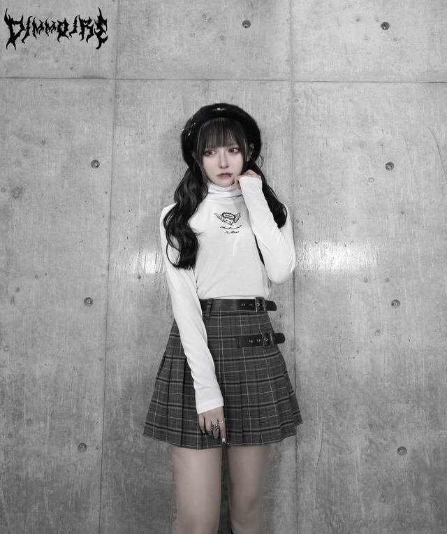 Angel刺繍トップス【White】