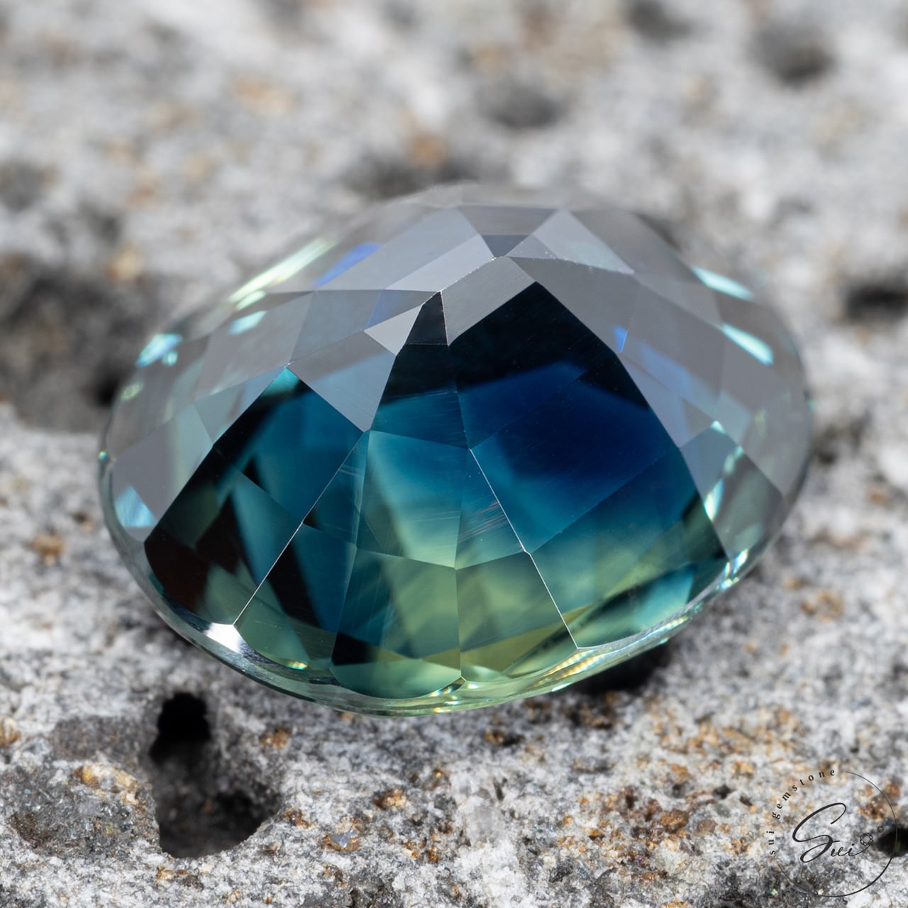 天然【非加熱】ティールサファイア 3.11ct GRA/GIA鑑別書 | SUI GEMSTONE