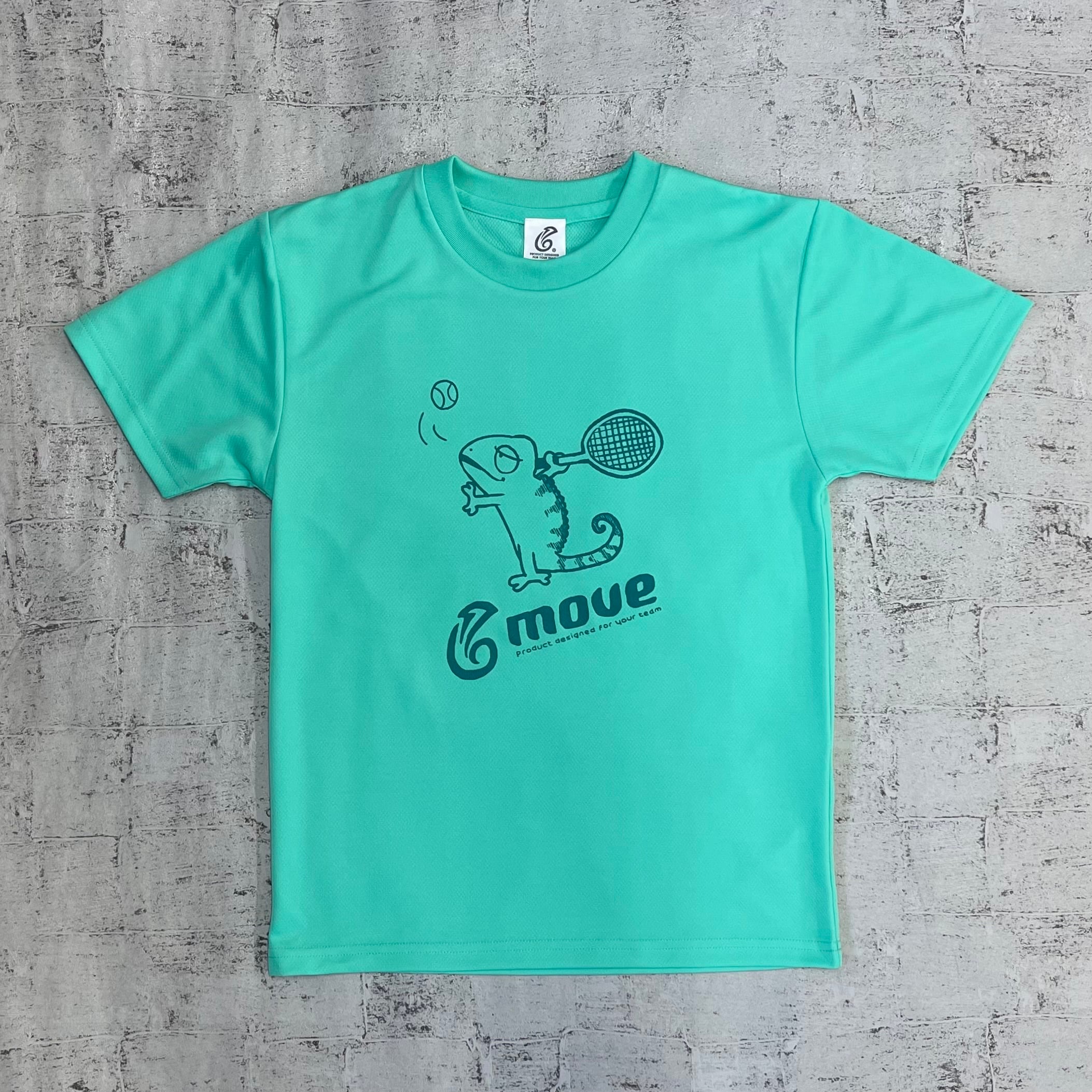 ジュニア ドライTシャツ 25JTC【mint × green】