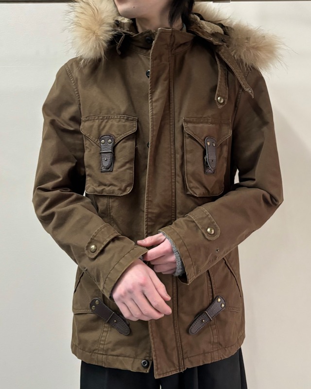【PPFM】multi pocket hooded jacket