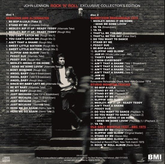 JOHN LENNON / ROCK 'N' ROLL : EXCLUSIVE COLLECTOR'S EDITION (3CD