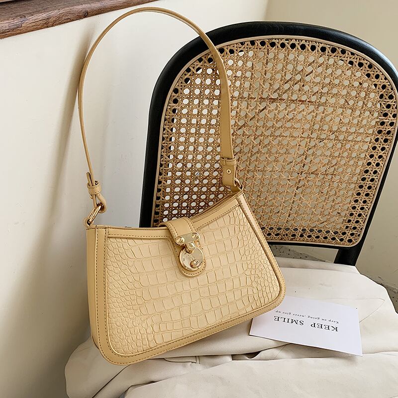 今年の人気バッグ女性バッグ2020新しい夏の野生のワニ柄のショルダーバッグネット赤いファッション脇バッグ Tiancai_Wing_Bag2345383