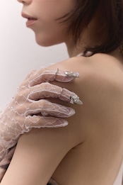 YNYN DIY Nail cuff - Pearl Bloom