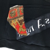 Remake Hoodie Black×Band【 hoodie09】