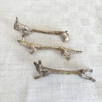 ナイフレスト　カトラリーレスト　箸置きにも　アニマル　うさぎ・リス・やぎ・ぶた・きつね　5体セット 12twdn21-2