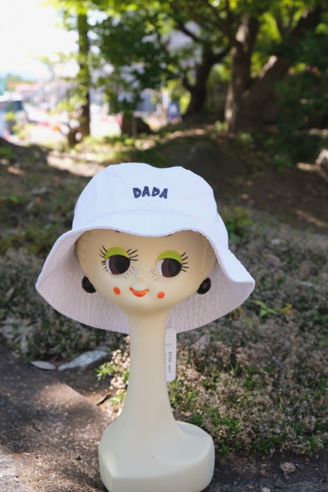 "DADA" Bucket Hat (White)