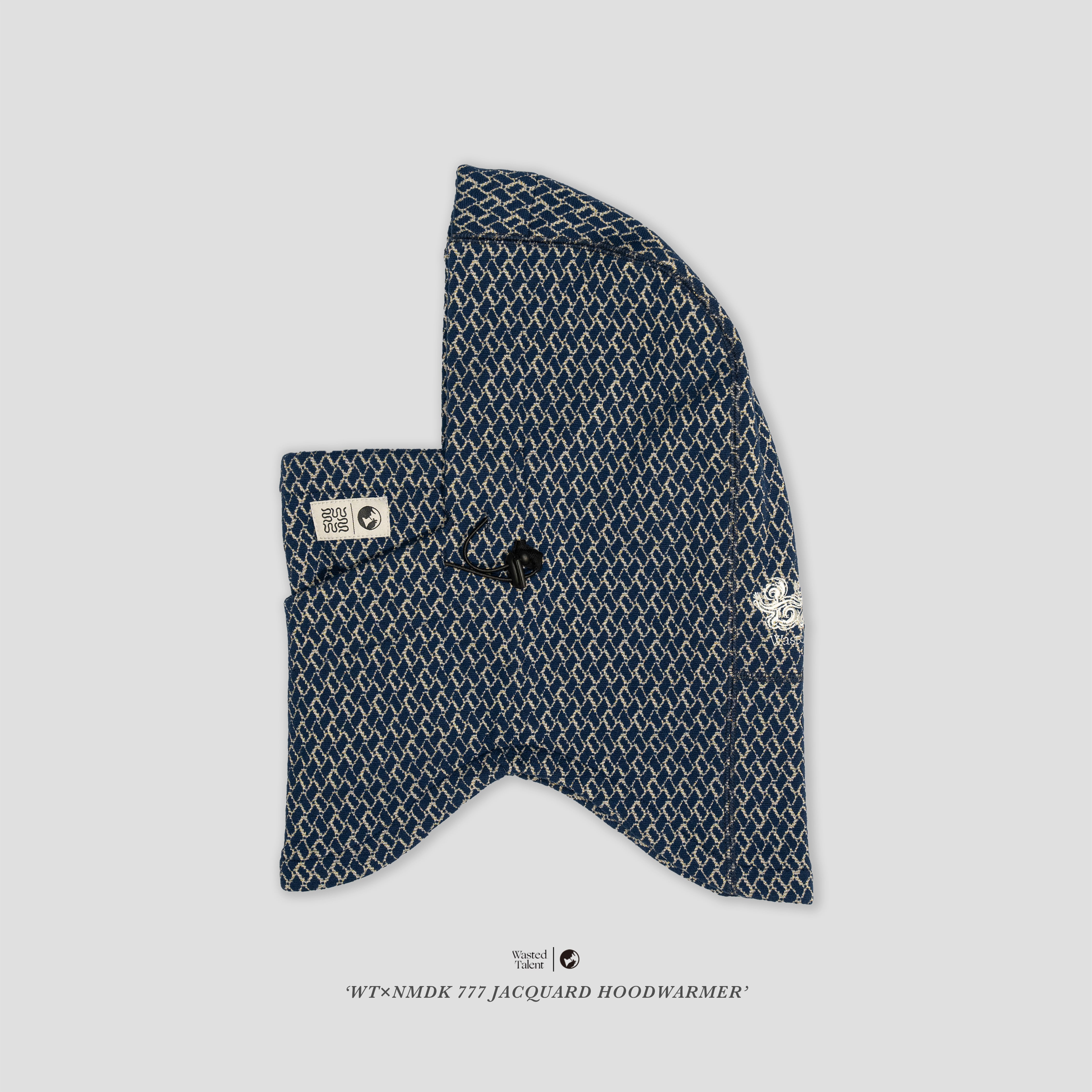 777 JACQUARD HOODWARMER 【NOMADIK×WASTED TALENT】 | NOMADIK STORE