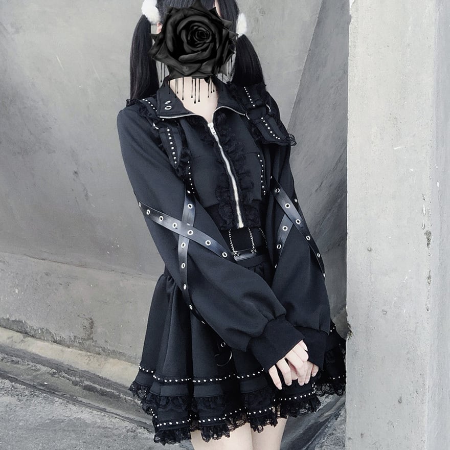 ライブ ステージ衣装に｜即納 パンクゴシック セットアップ サブカル系