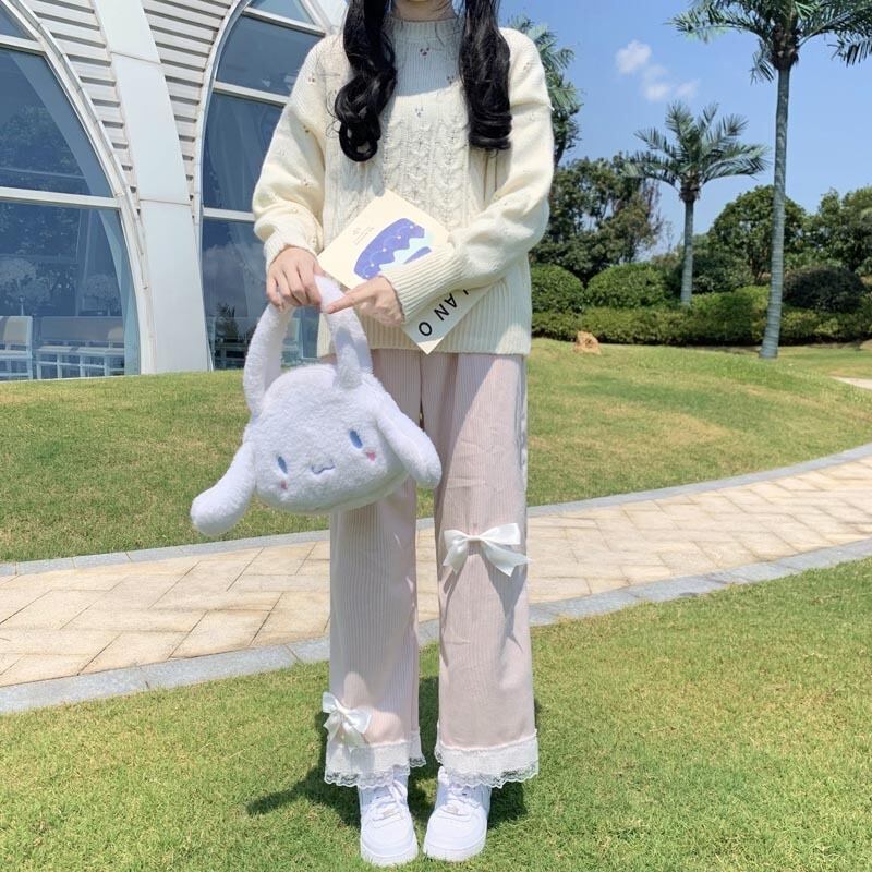 レースパンツ ルーズカジュアルウェストオータム 大人ガーリー スウィート キュート 秋物 萌量不足94770857625