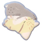 【ロット販売】【10入】ぼうみたいなねこ ぷくふわシール すなぼうとぬまぼう(8802073)