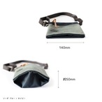 サコッシュ / hemp cotton pocket sacoche /ブラック