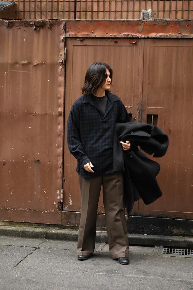 A.PRESSE / Wool Skipper Shirt (Check)