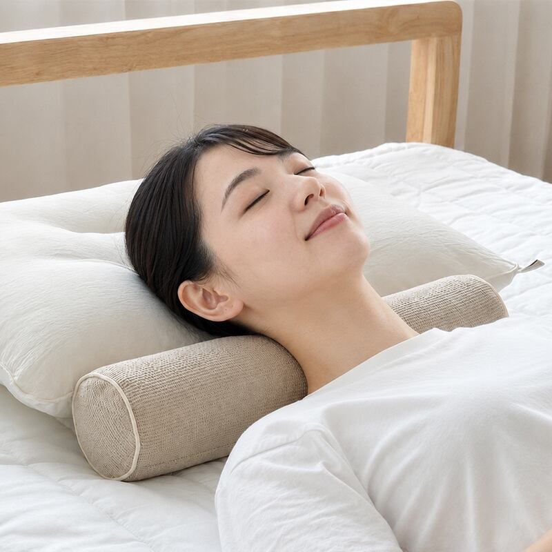 期間限定*【ゆる寝】ひんやり冷感 ユルネ首用円柱まくら | 東京