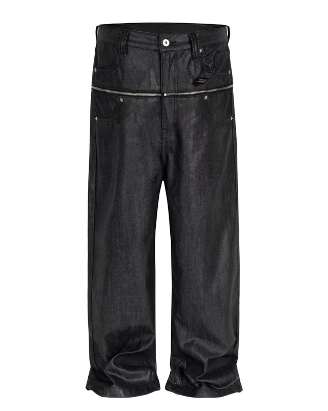 存在感重視設計｜細く見せない“大人なワクスドジップデニム”(D00004)