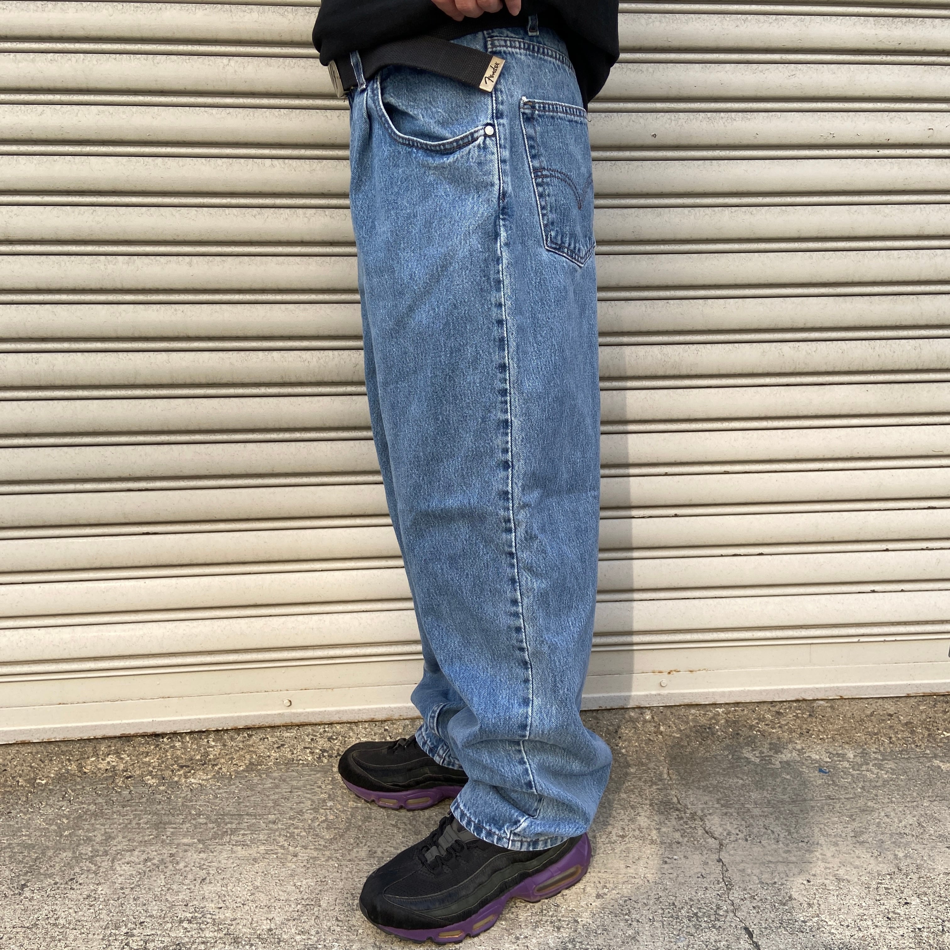 送料無料』90s USA製 Levi's silverTab デニムバギーパンツ W34 | 古着 