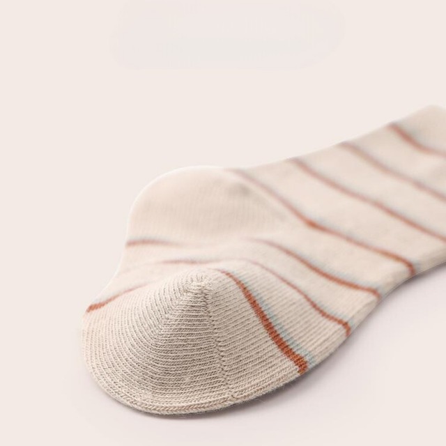 【即納】クマちゃんモチーフのクルーソックス 5足セット