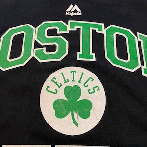 【majestic】NBA ボストン・セルティックス Tシャツ アーチロゴ BOSTON CELTICS バスケットボール Lサイズ US古着