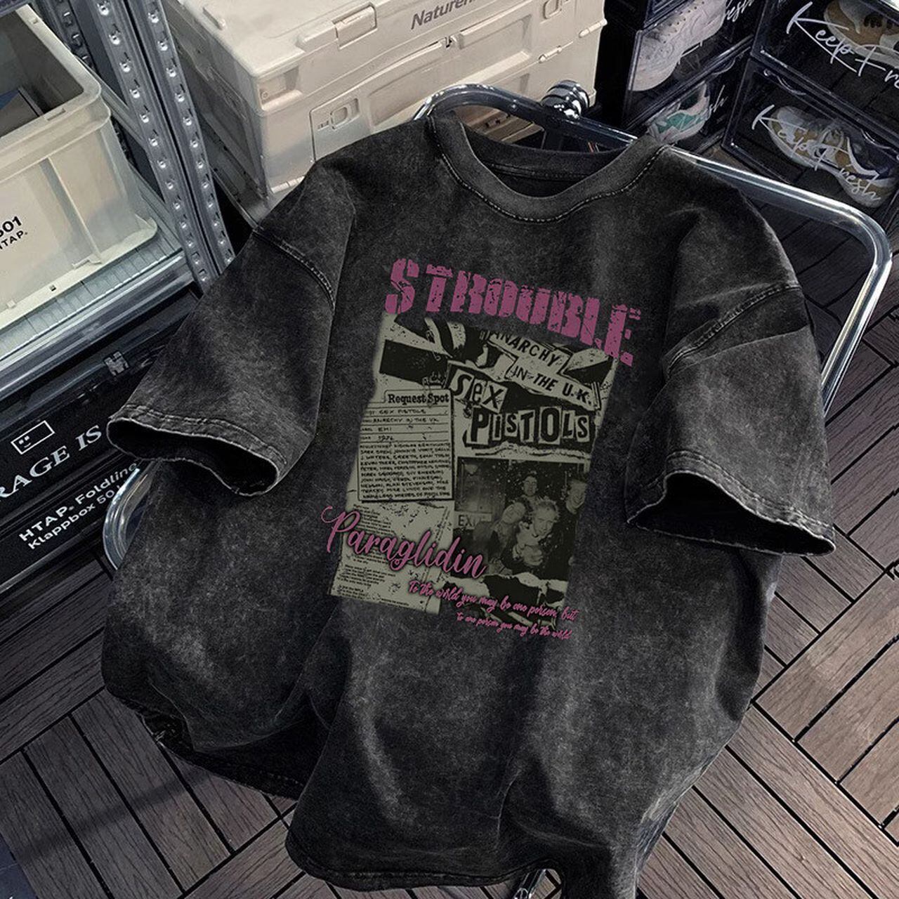 Washed Short-Sleeve T-Shirt(MT1589)