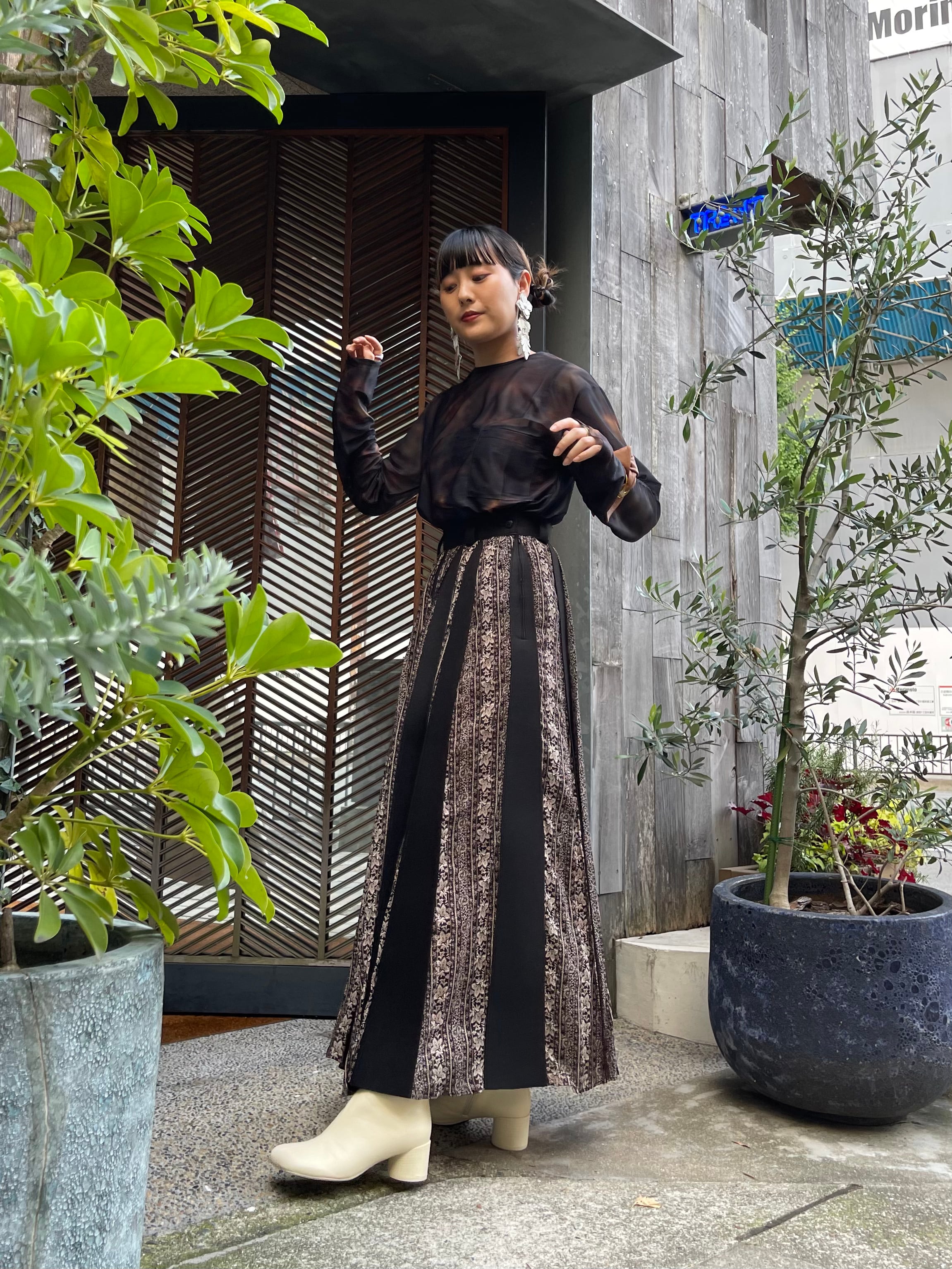 22AW】FUMIE TANAKA フミエタナカ / long skirt | TRENTオンライン  