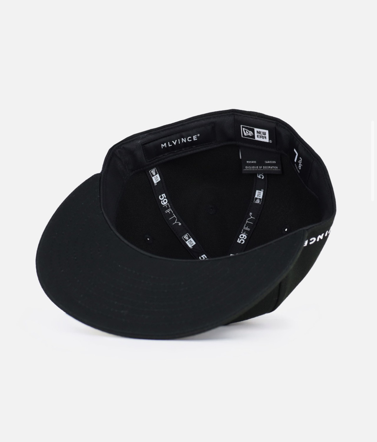 MLVINCE / NEW ERA® 59FIFTY authentic logo cap black white