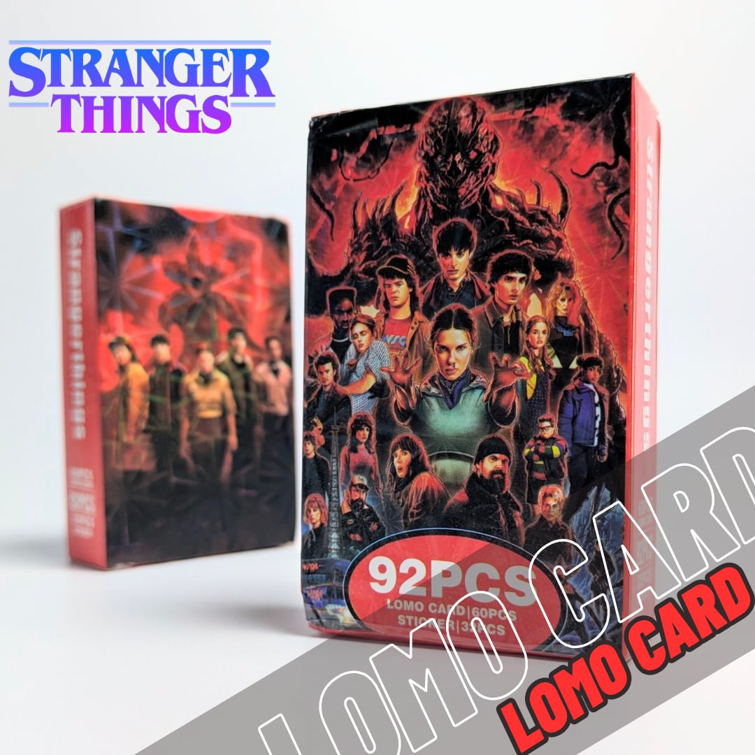【 Stranger Things ( ストレンジャー・シングス ) 】LOMOカードセット(LOMO CARD:60PCS / STICKER:32PCS) 〚アメリカン雑貨 アメトイ〛