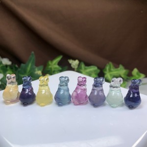 4.フローライトうさぎさん大家族セット