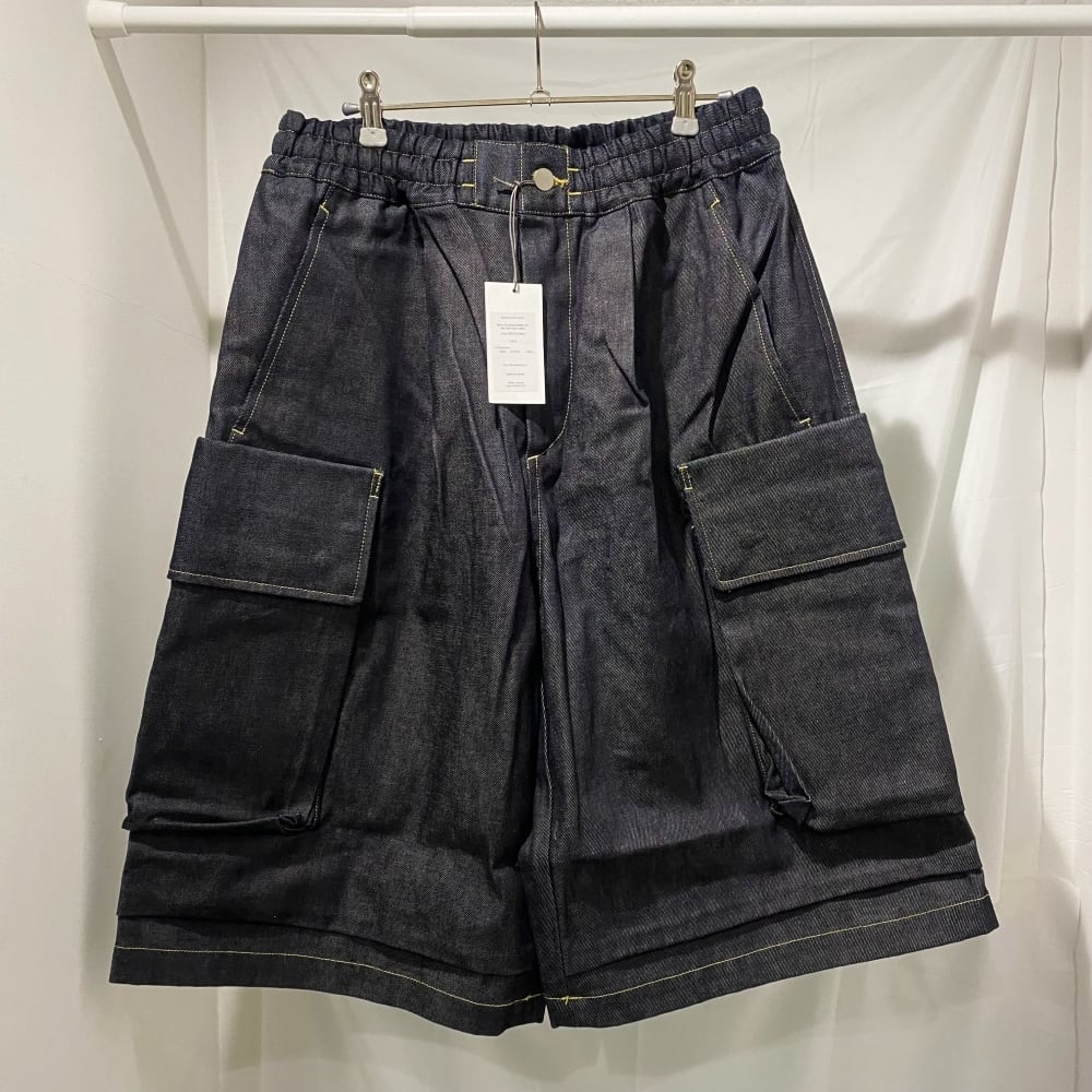 CLESSTE クレスト Selvedge denim city military half pants ハーフ 