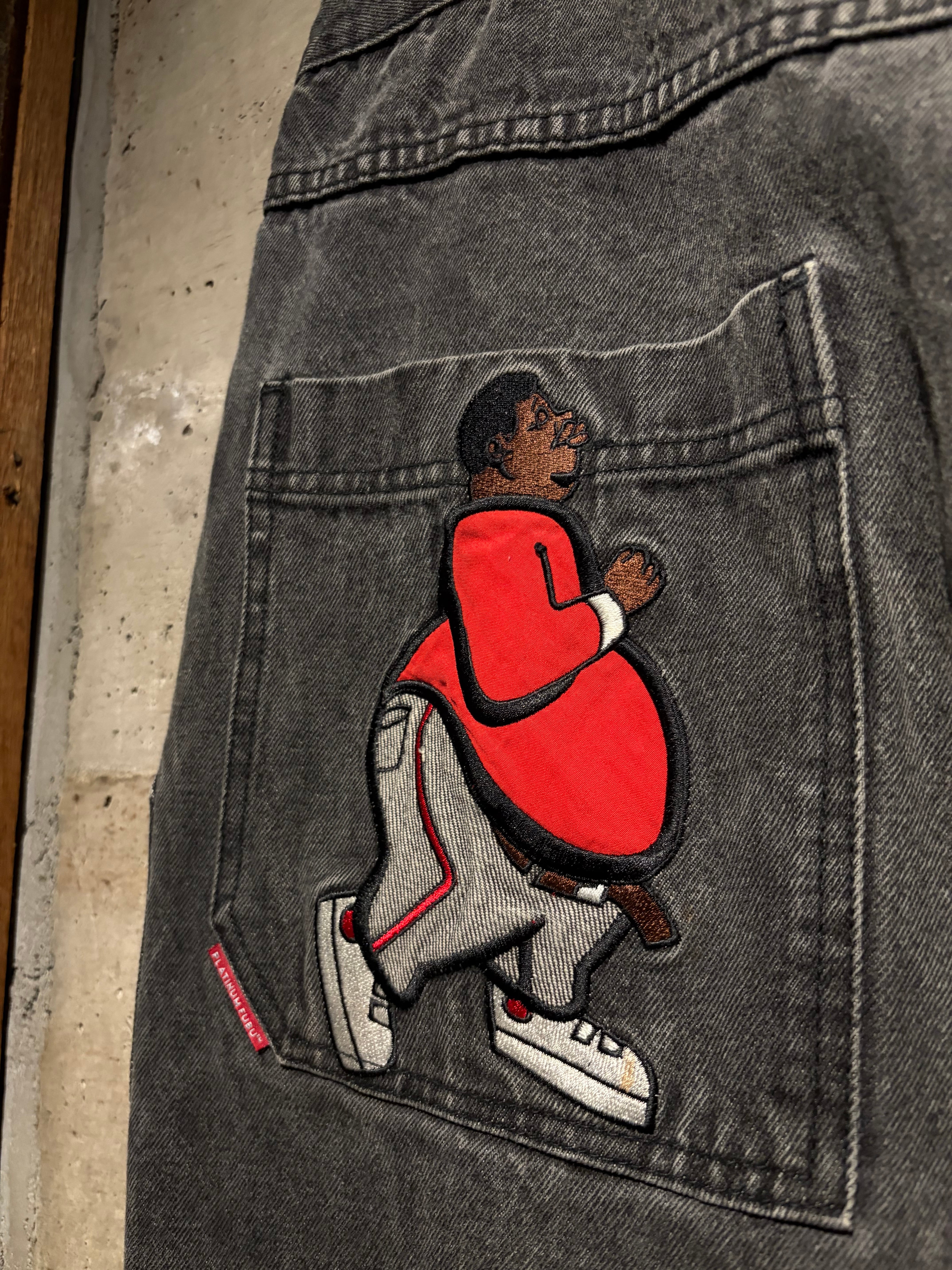 Caka】“PLATINUM FUBU”“Fat Albert and the Cosby Kids” Embroidery