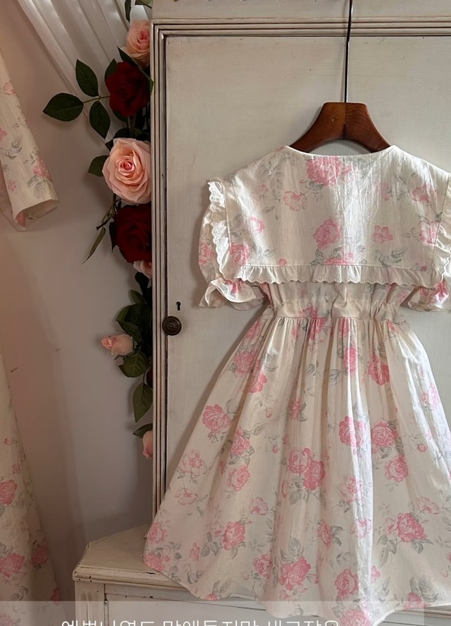 【即納】<EugenieCandies>  Flower kimberley dress(XL/2XL)