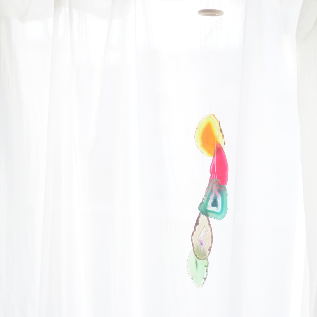 Flower Bouquet 07 - アゲートヒーリングチャイム / Agate Sun Catcher Wind Chime 174