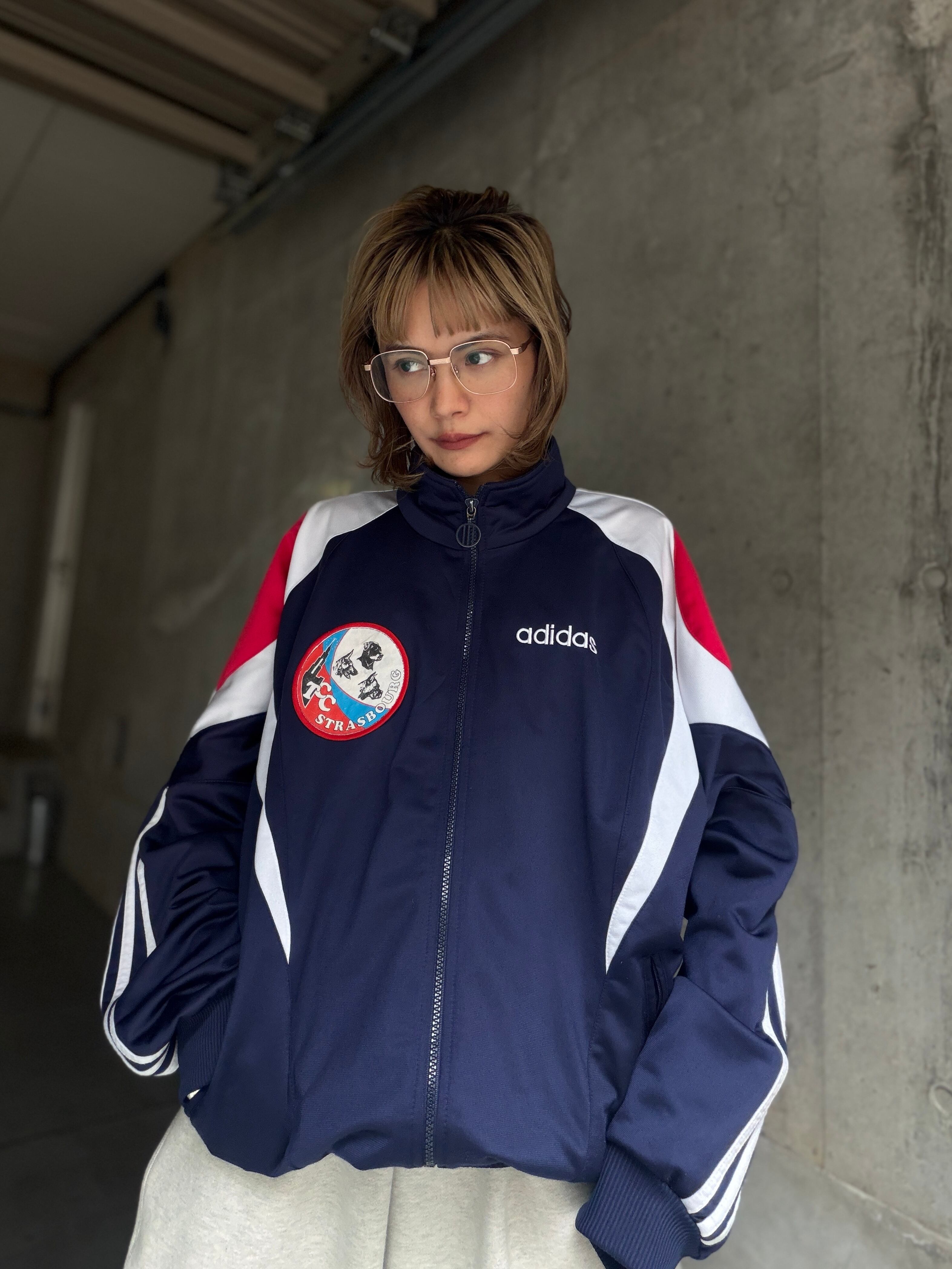 (OT1622)90’s adidas RC Strasbourg track jacket