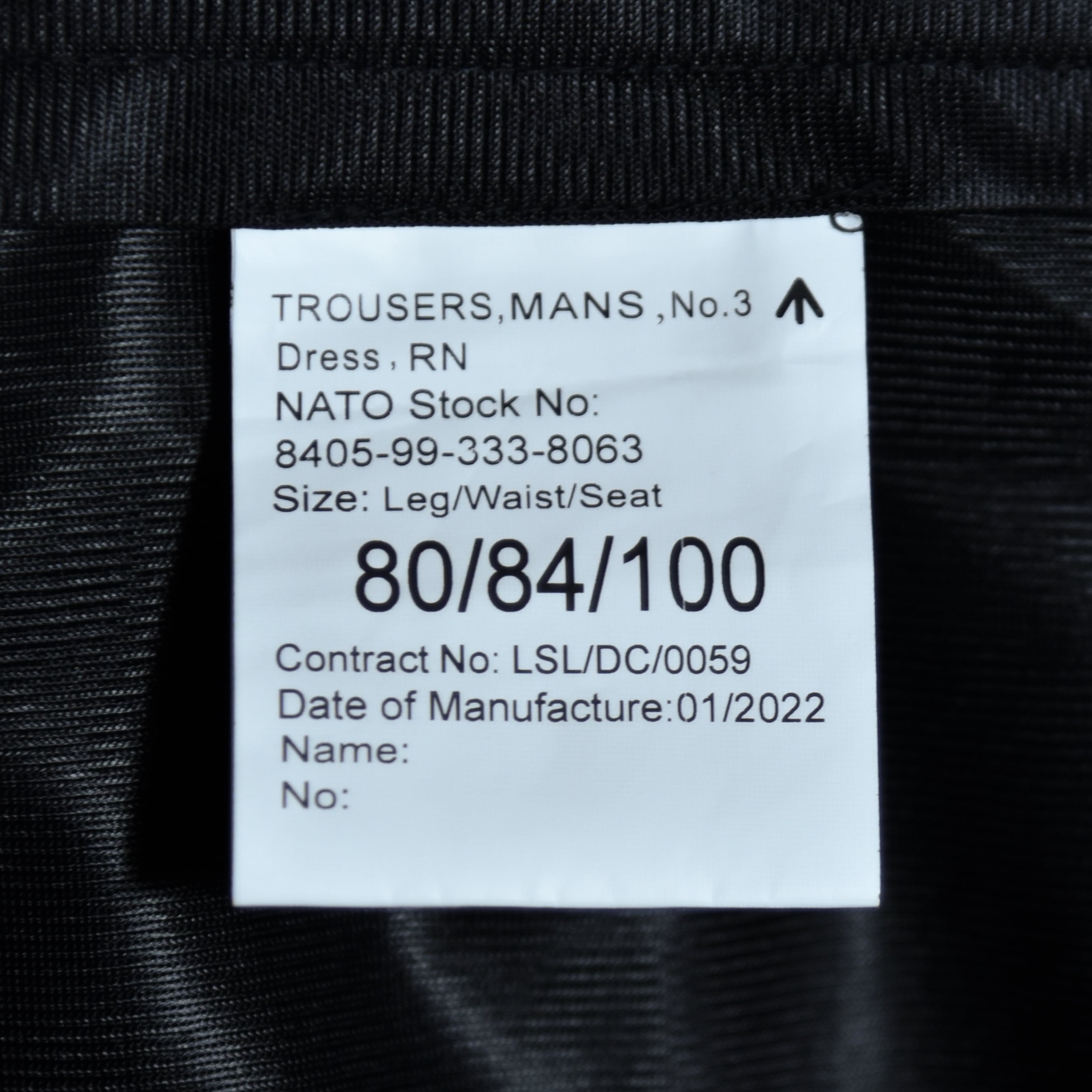 DEAD STOCK】Royal Navy No.3 Dress Trousers イギリス軍 ドレス