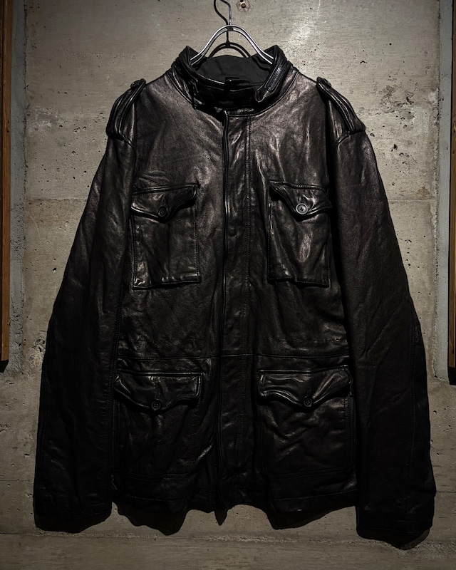【Caka】M-65 Type Vintage Leather Field Jacket