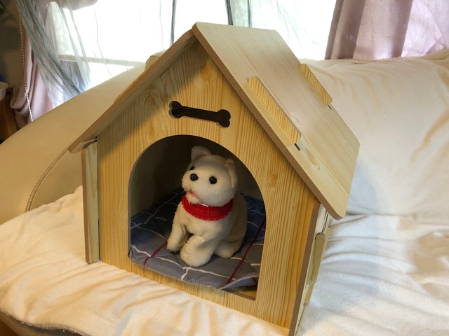 木製の犬小屋 木で組立てる犬小屋 4つのカラーから選べる ワンちゃんハウス Diyする犬小屋 北欧風 即納1台あり 原木色 ワンちゃんの素敵なアイテムとレディーの美容のセレクトショップワンワンダフル