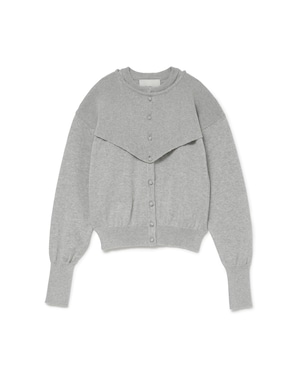 TAN/TAN23SS-18 3WAY CARDIGAN (GRAY)