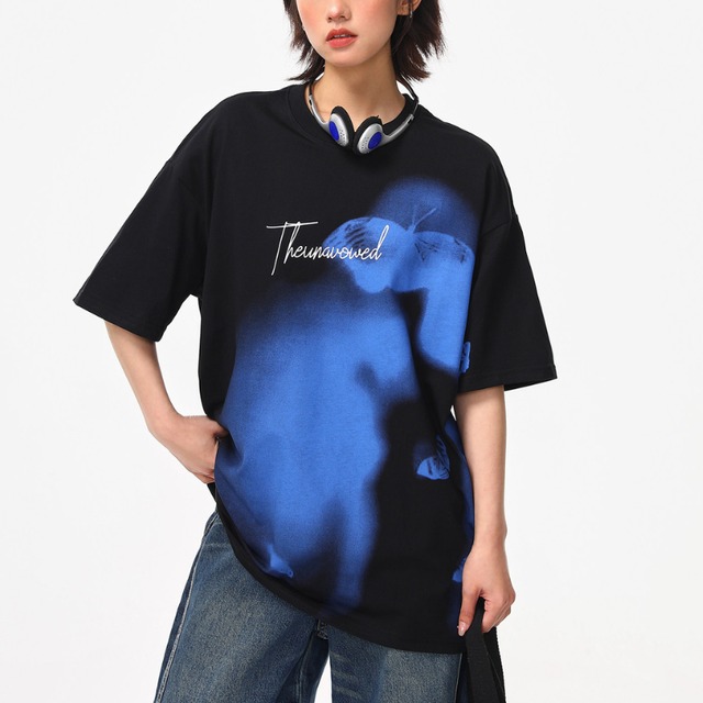 art-gradient short-sleeve tee　アートグラデーション半袖ティー　J2038