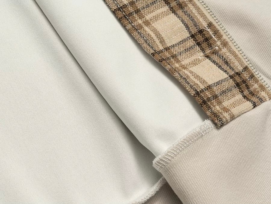 チェックインナーフルジップパーカー / Check Inner Full Zip チェックインナーフルジップパーカー / Check Inner Full Zip