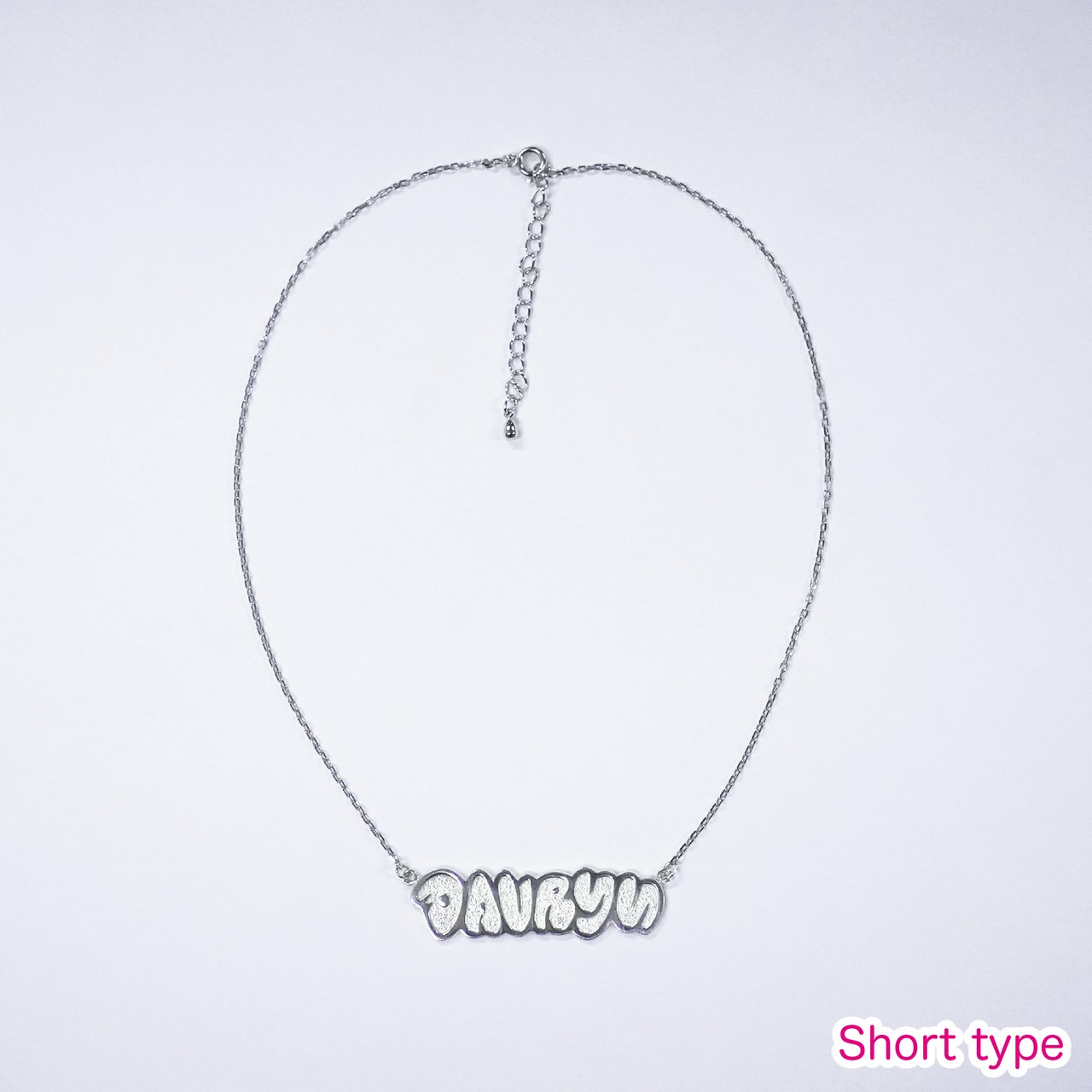 davryu logo Silver NECKLACE