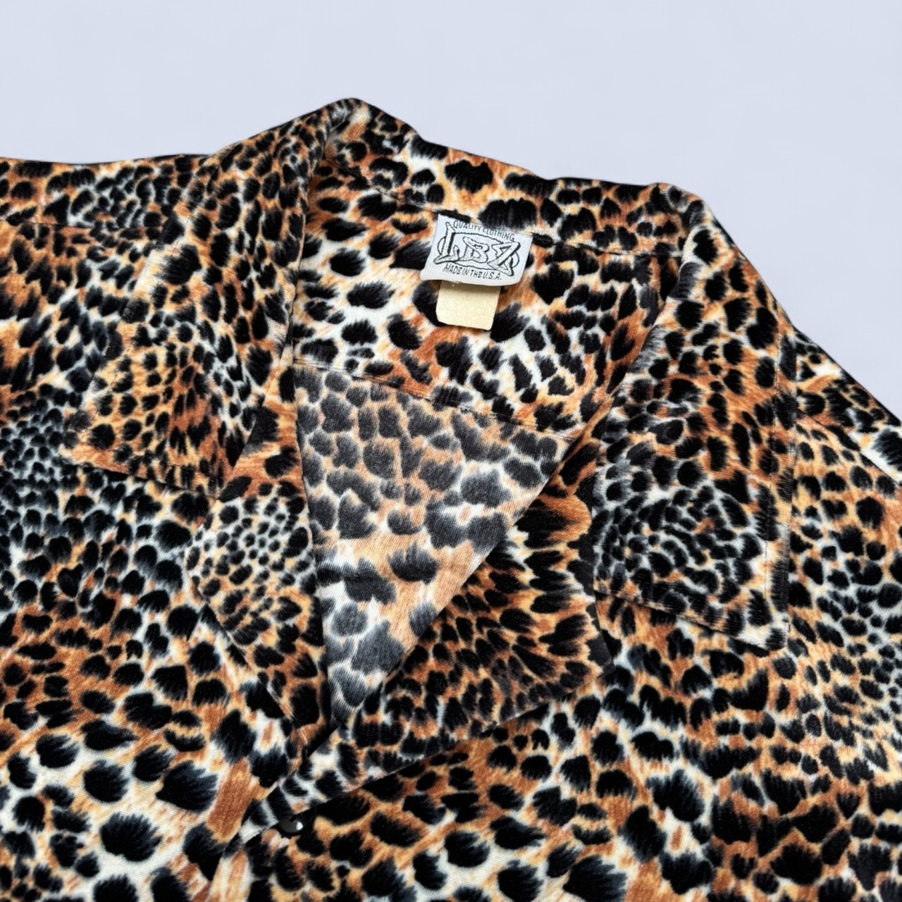 90's LBZ LEOPARD VELOUR S/S SHIRT