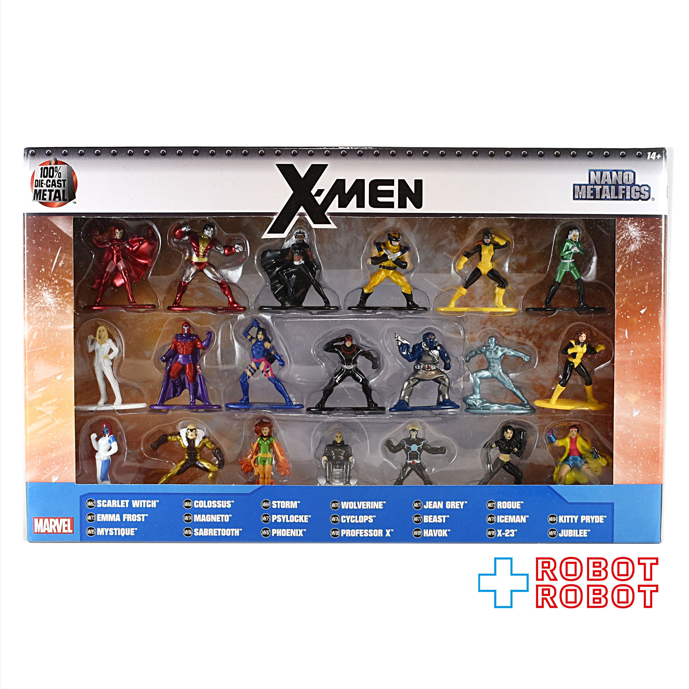 JADA TOYS X-MEN ナノメタルフィグズ デラックス ミニフィギュアセット