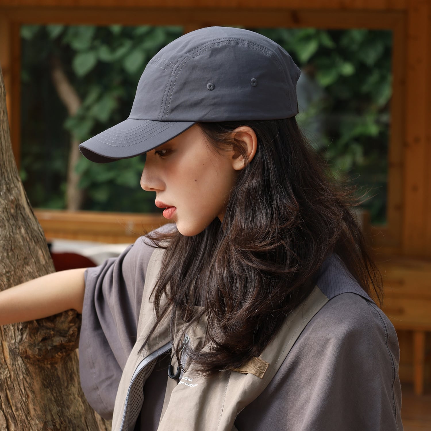 Tumulus: 速乾性に優れた 5 ピース キャップのバージョン 女性 春秋 大きいサイズ ワイルドな無地 ピークド キャップ タイド ブランド ese 野球帽 男性 日焼け止め 帽子 大きめサイズ スプリング 春物 オータム 秋物 ソリッドカラー Tum17274791569