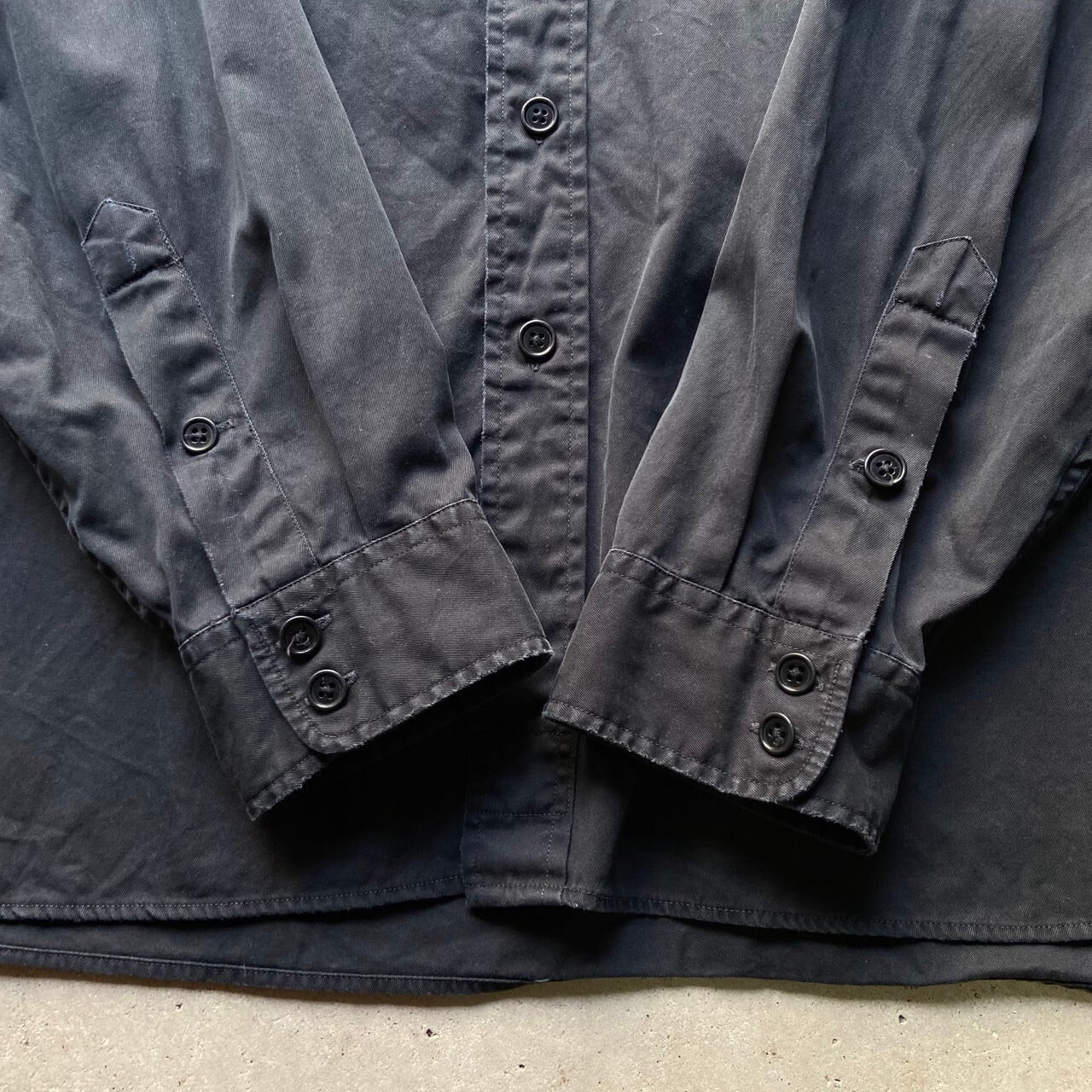 ポロラルフローレン　ベルト付きサファリシャツジャケット　サイズL ブラック
