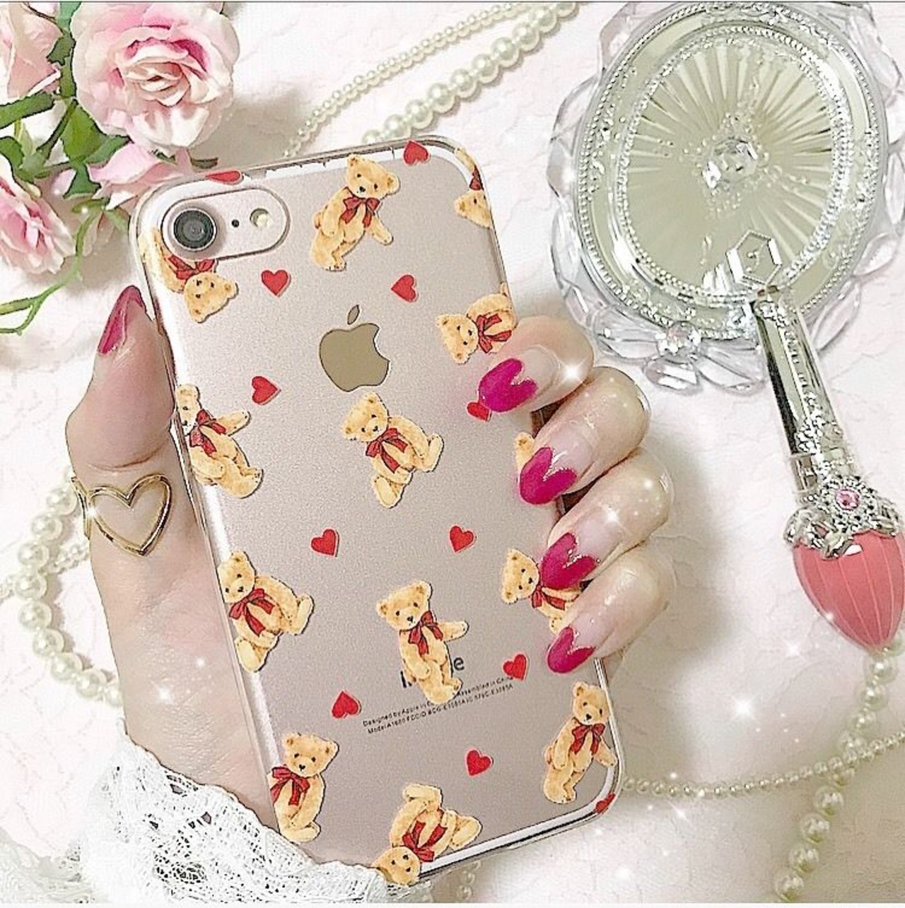 Little bearリトルベア【クリアハードケース】H01